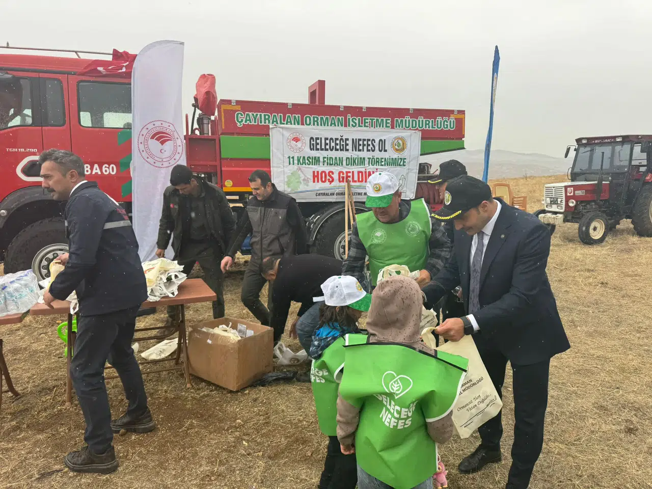 Sızır’da 11 Kasım Milli Ağaçlandırma Günü Etkinliği Gerçekleştirildi