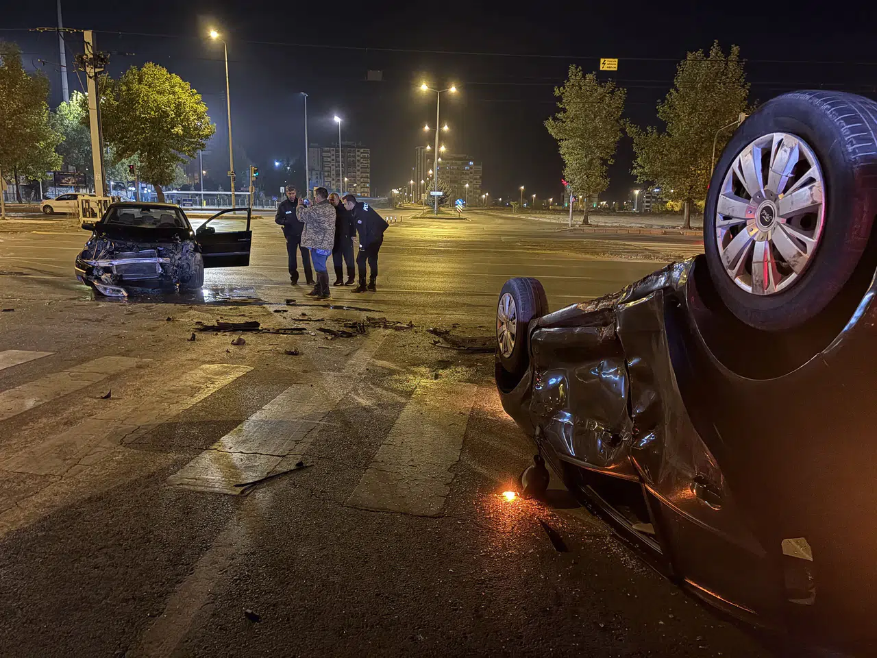 Kayseri'de Feci Kaza: Otomobil Takla Attı, 2 Yaralı!