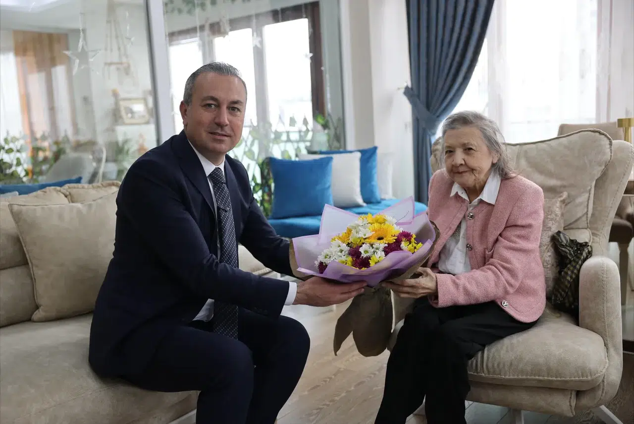 Başkan'dan Duygulandıran Buluşma