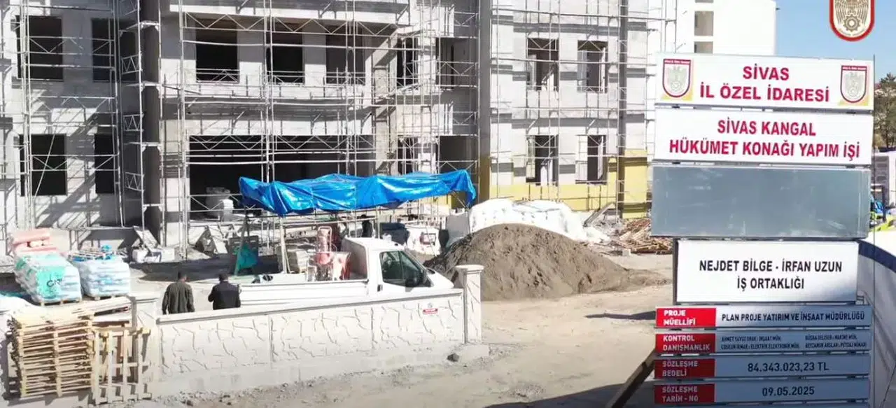 Kangal’a Modern Hükümet Konağı Yükseliyor