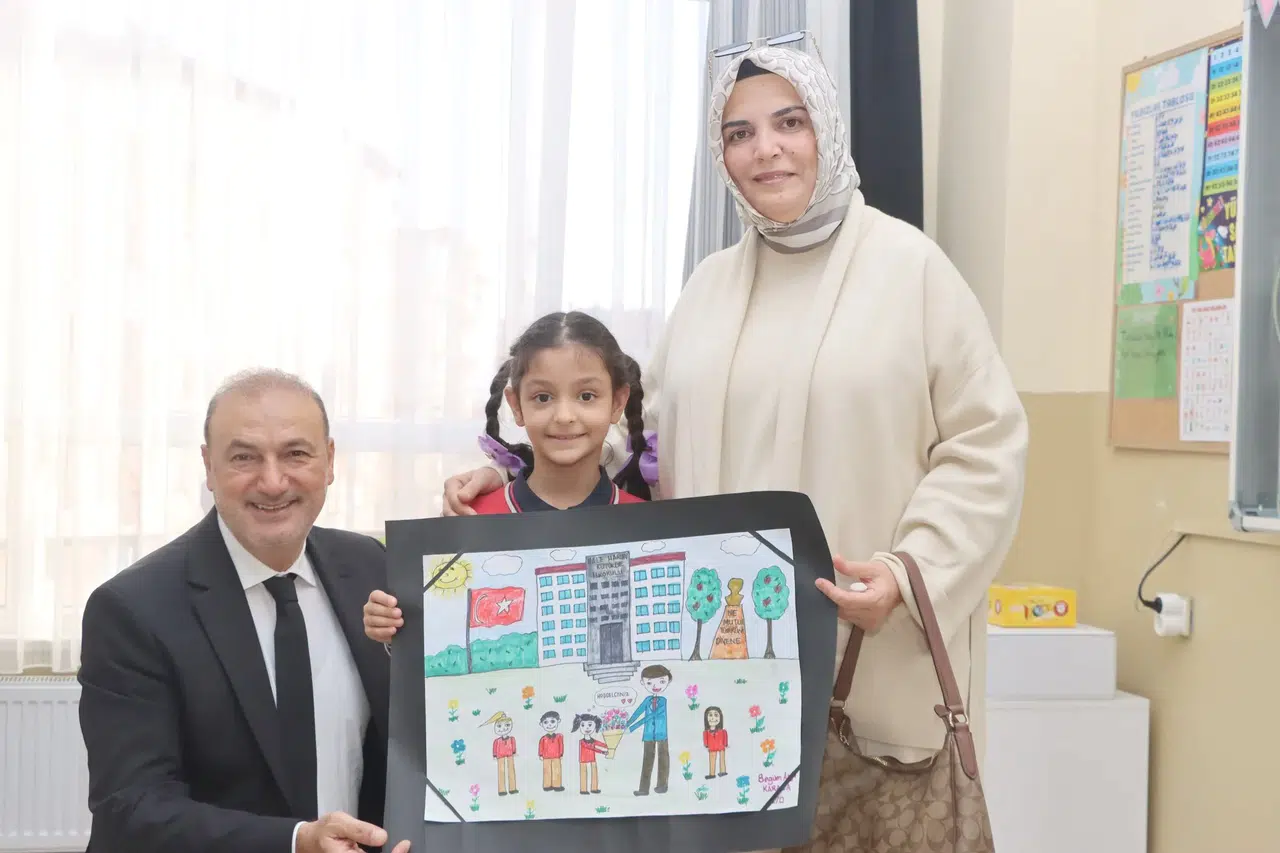 Eğitim Destekçileri Okulda Öğrencilerle Bir Araya Geldi