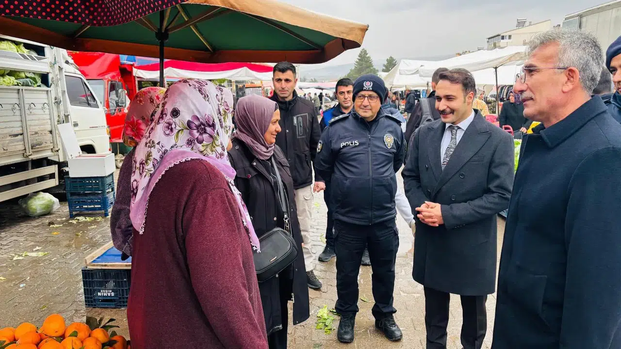 Yeniçubuk Halk Pazarına Ziyaret