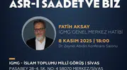 Sivas'ta IGMG'den Fatih Aksay ile Asr-ı Saadet Konferansı