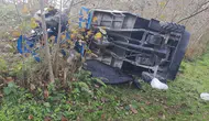 Ordu'da fındık bahçesine giderken facia: Patpat uçuruma yuvarlandı