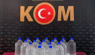 Yozgat’ta kaçak alkol baskını: İş yerinden 100 litre çıktı