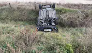D100 Karayolu’nda feci kaza! Kontrolden çıkan otomobil şarampole yuvarlandı