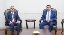 Milli Eğitim Bakanı Tekin, Sanayi ve Teknoloji Bakanı Kacır'ı ağırladı