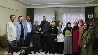 Şehit Babası Emekli Öğretmen Kemal Yılmaz'a Duygusal Ziyaret