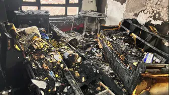 Mamak’ta şoke eden yangın! Apartman alevler içinde