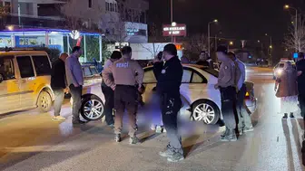 Kontrolsüz çıkış faciaya neden oluyordu: Otomobil ile motosiklet çarpıştı