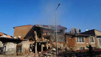 Erzurum'da doğal gaz patlaması mahalleyi sarstı!