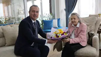 Başkan'dan Duygulandıran Buluşma