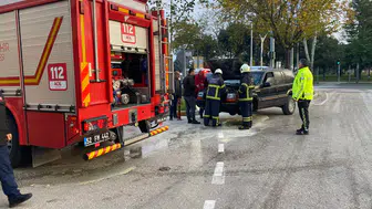 Ünye'de Seyir Halindeki Otomobil Alev Aldı: Korku Dolu Anlar