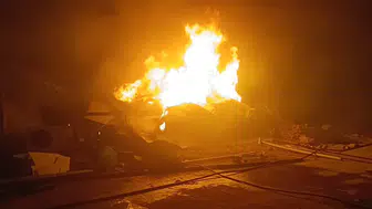 Battalgazi Şantiye Yangını: Yemekhane Kullanılamaz Hale Geldi!