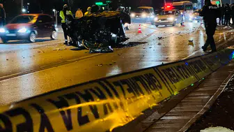 Konya Sancak Mahallesi’nde feci kaza! Yolcu araçtan fırladı