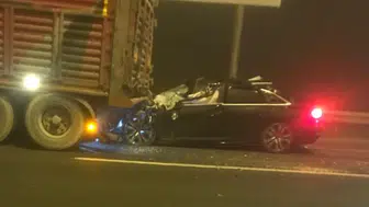 Kütahya'da gece yarısı korkunç kaza!