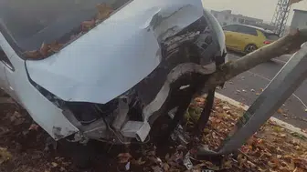 Diyarbakır’da tehlikeli manevra kazayla bitti!