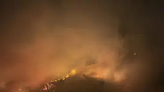 Filyos'ta korkutan yangın! Ağaçlık alan alevlere teslim