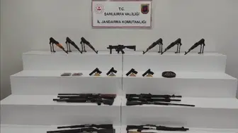 Şanlıurfa’da çok sayıda silah ele geçirildi, 7 gözaltı