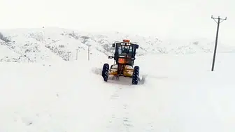 Gemerek’te Köy Yollarında Karla Mücadele Sürüyor
