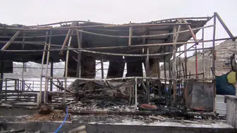 Fırat Nehri üzerinde dehşet! Aynı restoran yine alev alev