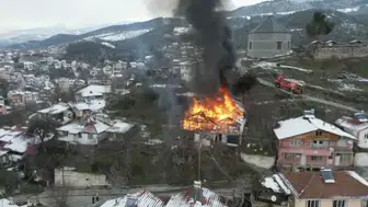 Sobadan Çıkan Kıvılcım Evi Kül Etti! Korkutan Dakikalar