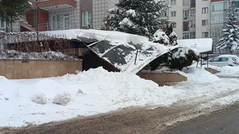 Sivas’ta Yoğun Kar Yağışı Kazaları Beraberinde Getirdi