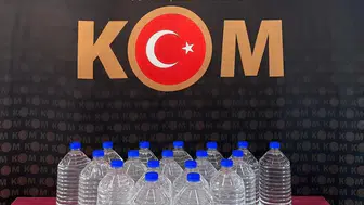 Yozgat’ta kaçak alkol baskını: İş yerinden 100 litre çıktı