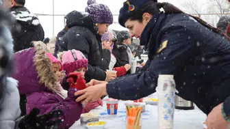 Sivas'ta Çocukların Kızak Keyfi: Jandarmadan Anlamlı Etkinlik