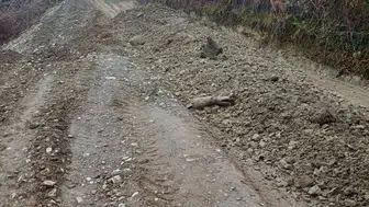 Aygördü köyü yolu heyelan sonrası yapılan çalışmalarla yeniden ulaşıma açıldı