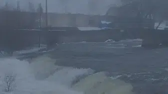 Aşırı yağış ve erime: Elazığ’da dereler taştı