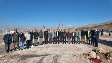 Gemerek OSB’de Anadolu Alçı Fabrikasının Temeli Atıldı