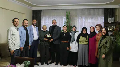 Şehit Babası Emekli Öğretmen Kemal Yılmaz'a Duygusal Ziyaret