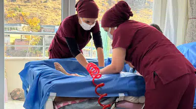 Hacılar Belediyesi'nden Yatağa Bağımlı Hastalara Evde Hizmet