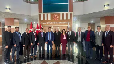 Sivas Günleri İçin Teşekkür: ASİDEF Heyeti Rektörlükte