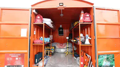 Sivas'ta Bir İlk: Afet Konteyneri Uygulaması Başladı