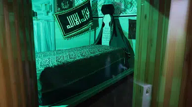 Uçurumun kenarındaki türbeye ziyaretçe akını!