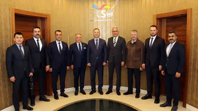 Kırgız Büyükelçi Kazakbaev’ten STSO’ya Resmî Ziyaret