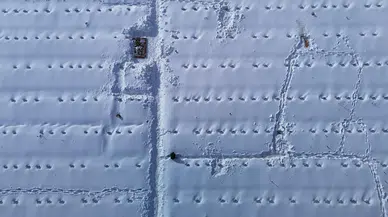 Sivas Yukarı Tekke Mezarlığı Kar Altında: Kabirleri Bulmak İmkansız