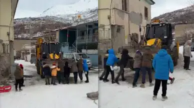 Çocukların Kızak Nöbeti: Üzümlü'de Kepçeye Karşı Büyük Direniş!