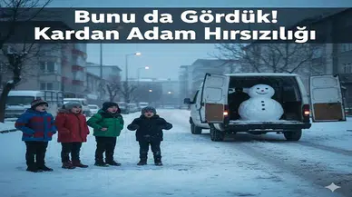 Bunu da Gördük! Kardan Adam Hırsızlığı