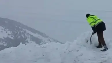 Damlarda Kar Nöbeti! Arapgir’de Kar Kalınlığı 1 Metreyi Aştı