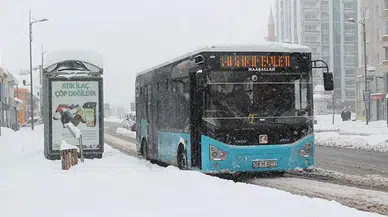 Kar Yağışıyla Birlikte Sivas’ta Toplu Taşıma Yoğunluğu Arttı