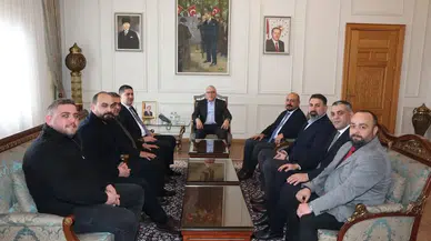 Sivas Valisi Yılmaz Şimşek’e MHP’li İsmail Özdemir’den Ziyaret