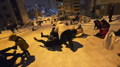 Tokat’ta Adrenalin Dolu Kar Eğlencesi: Ölümüne Kaydılar!