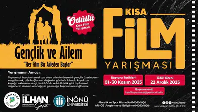 Yeşilyurt Belediyesi'nden Gençlere Çağrı: "Gençlik ve Ailem" Kısa Film Yarışması Başlıyor!