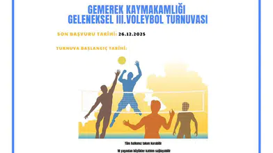Kurumlar Arası Geleneksel 3. Voleybol Turnuvası Başlıyor