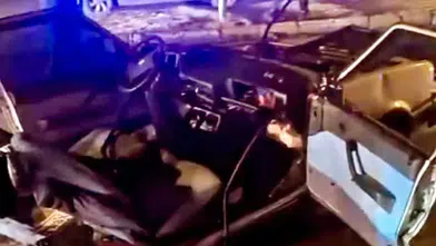 Korkunç Kaza: Tofaş Otomobil İkiye Bölündü! 4 Kişi Yaralandı