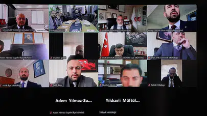 Din Hizmetleri ve Gençlik Çalışmaları Online Toplantıda Ele Alındı