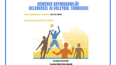 Kurumlar Arası Geleneksel 3. Voleybol Turnuvası Başlıyor